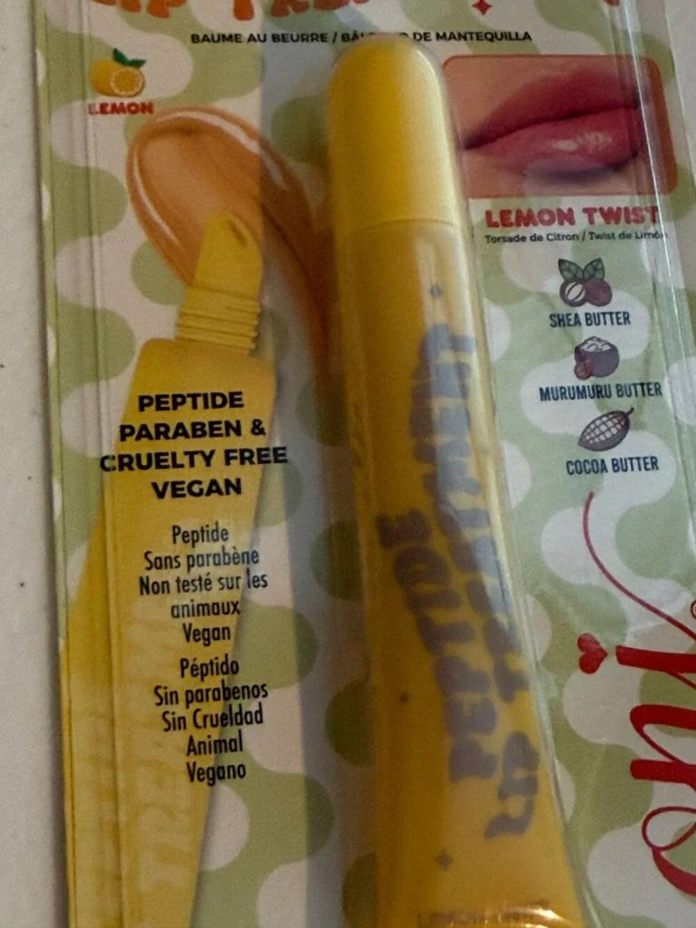 Ioni Butter Bae Lemon Twist Peptide Lip Treatment New